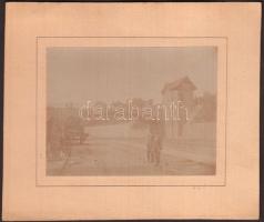 1900 Pozsony Vasúti alagút építése fotó / 1900 Pressburg building of the railway tunnel 8x11 cm