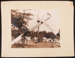1933 Cserkész vizitábor fotó / Hungarian sea scouts photo 22x19 cm