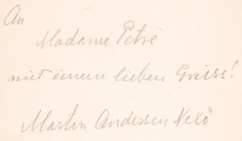 Martin Andersen Nexö: Das Glück
Berlin, 1950 Dietz Verlag. Dedikált! / Signed , kiadói egészvászon k...