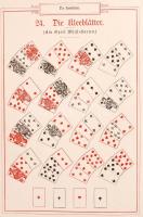 Illustriertes Buch der Patiencen. I. 60 Patience-Spiele. Breslau, no date, Kern's Verlag. Feste...