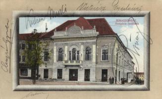 Rimaszombat, Hungária szálloda, étterem, kávéház, Lévai Izsó kiadása / hotel, restaurant, cafe (EK)