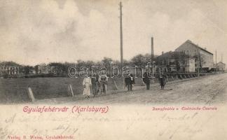 Gyulafehérvár, Dampfmühle, Elektrische Centrale, gőzmalom, erőmű / steam mill, power station (EK)