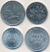 Zöldfoki-szigetek 1977. 20c + 50c + 1994. 10E + 20E T:2
Cape Verde 1977. 20 Centavos +50 Centavos + ...