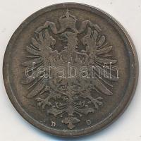 Német Birodalom 1873D 2Pf Cu T:2-
German Empire 1873D 2 Pfennig Cu C:VF