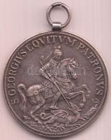 1934. "Mezőgazdasági Kiállítás / Szent György" nemesfém jelzett ezüst emlékmedál. Szign.: Scheid G. A. ezüstárú és fémgyár (15.13g/37mm) T:2 Hungary "Agriculture Exhibition / Saint George" hallmarked silver medal. Sign: SGA (15.13g/37mm) C:XF