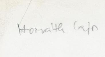 cca 1970 Horváth Lajos: Minaret (Pécs), aláírással jelzett vintage fotóművészeti alkotás, 24x18 cm