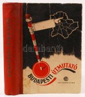 1952 Budapesti útmutató. Közlekedési térképpel