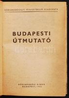 1952 Budapesti útmutató. Közlekedési térképpel