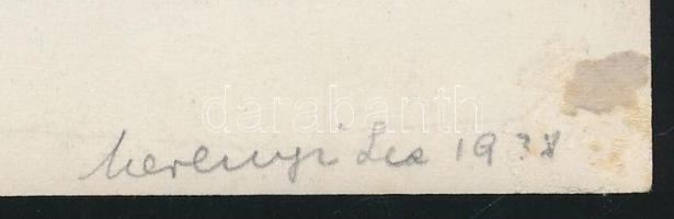 1938 Merényi Lea (Szentpál Olga tánccsoport) színpadi jelenete, jelzetlen vintage fotó Szentpál Olga...