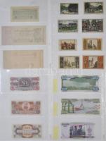 Több mint 100db-ból álló főként német bankjegy gyűjtemény jobb és több sorszámkövető darabokkal. A t...