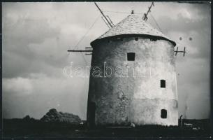 cca 1960 Tési szélmalom, 10x15 cm