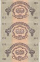 1944. 100P "A Vöröshadsereg Parancsnoksága" (23x) egymásutáni sorszámmal T:I,I- hajtatlanok! Hungary 1944. 100 Pengő "Red Army" (23x) with sequential serial numbers C:UNC,AU unfolded! Adamo P47