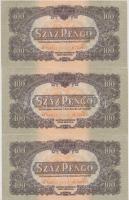1944. 100P "A Vöröshadsereg Parancsnoksága" (23x) egymásutáni sorszámmal T:I,I- hajtatlano...