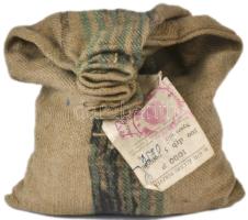 1945. 5P Al (200x) eredeti bontatlan és sérülés mentes plombálással ellátott banki szövet pénzeszsákban! R! Hungary 1945. 5 Pengő Al (200x) in original money bag! R! Adamo P8.4