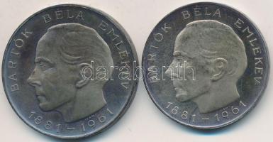 1961. 25Ft Ag + 50Ft Ag "Bartók Béla" pár dísztokban T:P