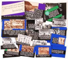 cca 1960 A Hajrá Vasas, Hajrá Fradi c. diafilm eredeti, komplett, fényképezett kockái, a gyártáshoz kb 21x17 cm-es táblák szövegekkel,