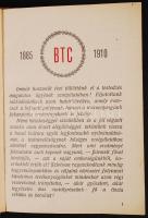 1910 Budapesti Torna Club BTC jubileumi évkönyv 96p. Aranyozott lapszélekkel, egészvászon kötésben