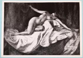 Roszner Károly: Akt-tanulmányok I- II. sorozat. Számozott példány. (Számozott oldal csak a 2. kötetb...