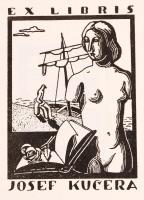 Mikuláš Galanda (1895-1938): 38 db erotkus ex libris 1970-es reprint