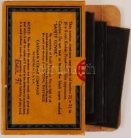 cca 1910 Budapesti mozgalmas városképek üvegnegatívokon 8 db