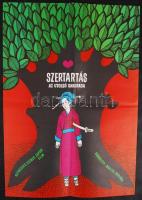 cca 1970 6 db vegyes filmplakát magyar és külföldi filmekkel 40x60 cm