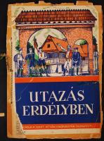 cca 1930 Képes magyar történelem, irodalom és művészet komplett gyűjtőmappa + Utazás Erdélyben Szent...
