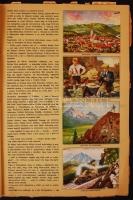 cca 1930 Képes magyar történelem, irodalom és művészet komplett gyűjtőmappa + Utazás Erdélyben Szent...