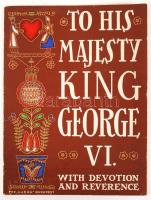 To His Majesty King George VI. with devotion and reverence - The "UJSÁG" Budapest, 1937 - Bortnyik Sándor borítójával