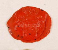 cca 1700-1830 Helytartótanácsi, kancelláriai és egyéb hivatalos levelek gyűjteménye. Összesen 20 db ...