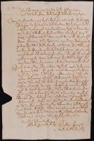 1621-1665 5 db német nyelven írt viaszpecsétes levél Magyarországon elküldve / 1621-1665 5 Geman let...