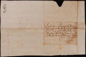 1621-1665 5 db német nyelven írt viaszpecsétes levél Magyarországon elküldve / 1621-1665 5 Geman let...