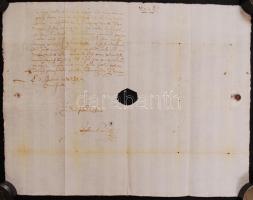 1621-1665 5 db német nyelven írt viaszpecsétes levél Magyarországon elküldve / 1621-1665 5 Geman let...