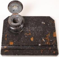 Márvány asztali toll és tintatartó / marble desk set 24x18 cm