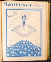 1930 Magyar Lányok. Szerk. Tutsek Anna. Teljes évfolyam egybekötve, félvászon kötésben