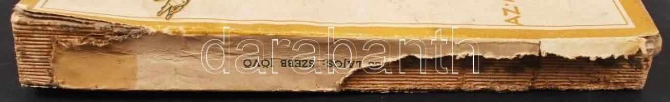 Kenyeres Lajos: Szebb jövő. Bp., 1942, Korda R.T. Kiadói papírkötés, gerince hiányos, szakadt, kopot...