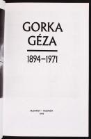 Gorka Géza 1894-1971. Budapest-Veszprém, 1994, Iparművészeti Múzeum. Színes képekkel illusztrált, ki...