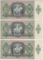 1936. 10P (3x), sorszámkövetők és egymáshoz közeli sorszámmal T:I,I-