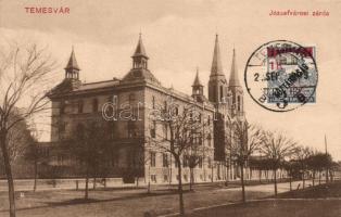 Temesvár, Józsefváros, zárda; kiadja a Moravetz testvérek könyvkereskedése / cloister