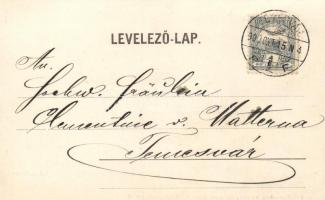 Temesvár, Józsefváros; kiadó Nachbargauer János / cloister