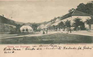 Oravica, Utcakép; kiadja Huszarek Árpád / street scene