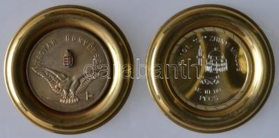 5db klf modern fém honvédségi plakett, közte "Magyar Honvédség Logisztikai Támogató Dandár&quot...