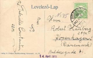 Brassó, Kronstadt; Fekete templom télen / Schwarze Kirche im Winter / Black church in winter