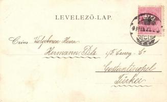 1899 Fiume, Piazza e chiesa del Duomo / church