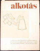 1947 Alkotás, A Magyar Művészeti Tanács folyóirata, I. évfolyam 9-10. szám, felelős szerkesztő Kassák Lajos, benne Breuer Marcel alkotásáról készült képpel, 52p.