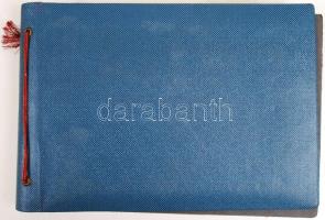 cca 1960 Lengyelországi utazás kb 110 darabos érdekes fotósorozat albumban, feliratozva / cca 1960 1...