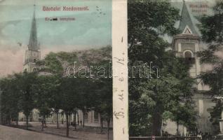 Kondoros, Evangélikus és Római katolikus templom (fa)