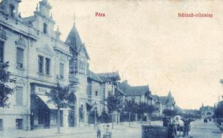 Pécs, Schlauch villa telep (EK)