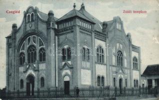 Cegléd, Zsidó templom, zsinagóga, Sárik Gyula kiadása (EM)