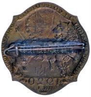 1920. március 1. "Vitéz nagybányai Horthy Miklós kormányzóvá választása" bronz jelvény. Me...