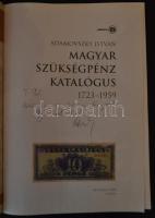 Adamovszky István: Magyar szükségpénz katalógus 1723-1959. Budapest, Adamo, 2008. A szerző ajánlásáv...